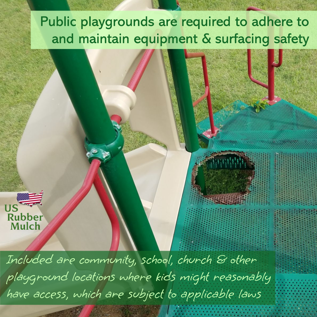 Current playground safety standards are unsafe